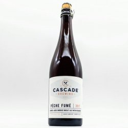 Cascade Brewing - Pêche Fumé - 6.8% Barrel Aged Smoked Wheat Ale with Peaches - 750ml Bottle - The Triangle