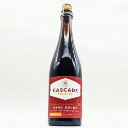 Cascade Brewing - Sang Rouge - 7.8% Red Ale Aged In Oak Casks - 750ml Bottle - The Triangle