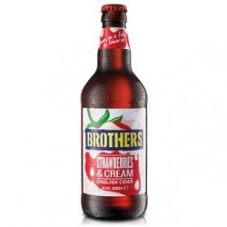 Brothers Strawberries & Cream Cider 12 x 500ml - Click N Drink