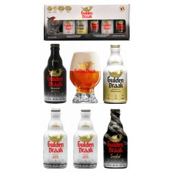 Pack Gulden Draak 5 Cervezas 33 cl 1 Vaso - Bodecall