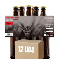 Milana Caja BEHEMOTH 33clx12 uds. (IMPERIAL STOUT, 13º)  - Milana