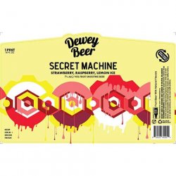 Dewey Beer Secret Machine (Strawberry, Raspberry, Lemon Ice) - CraftShack