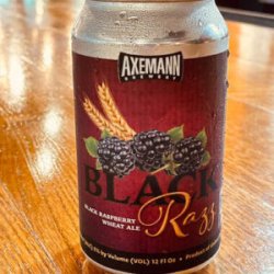 Axxeman Black Razz Wheat Ale 112 oz can - Beverages2u