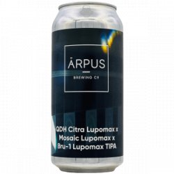 Ārpus Brewing Co. – QDH Citra Lupomax x Mosaic Lupomax x Bru-1 Lupomax TIPA - Rebel Beer Cans