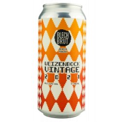 Blech.Brut weizenbock vintage 2021 - Die Bierothek