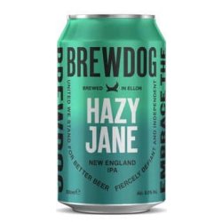 BrewDog Hazy Jane IPA 5,0% Vol. 24 x 33cl Dose Schottland - Pepillo