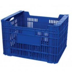 CAJA VENDIMIA PLASTICO ALIMENTARIO AZUL 500 x 355 x… - Prodel Agrícola