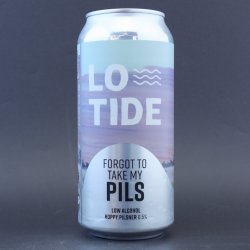 Lowtide Brewing Co - Forgot To Take My Pils - 0.5% (440ml) - Ghost Whale