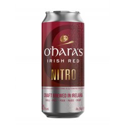 OHaras - Nitro Irish Red Ale 4.3% ABV 440ml Can - Martins Off Licence