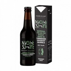 Horizont Night Shift: Imperial Pecan Pie Stout Aged In Tennessee Whiskey Barrels (2022) - Craft Central