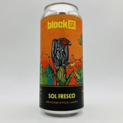 Block 15 Sol Fresco Mexican Lager Can - Bottleworks