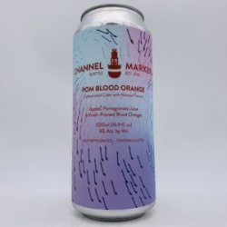 Channel Marker Pom Blood Orange Cider Can - Bottleworks