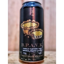 Three Hills Brewing - BPAVK Vanilla Custard Tart - Dexter & Jones