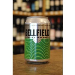 BELLFIELD THREE RIVERS PILS LAGER (GLUTEN FREE) - Otherworld Brewing ( antigua duplicada)