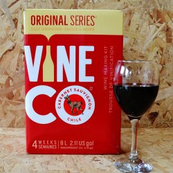 Vine Co Original Series - Cabernet Sauvignon Chile - 30 Bottle Red Wine Kit - Brewbitz Homebrew Shop