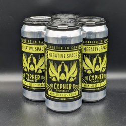 Cypher Negative Space Milk Stout Can 4pk - Saccharomyces Beer Cafe