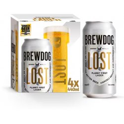 Brewdog Lost Lager 4 Pack 44cl - Molloys