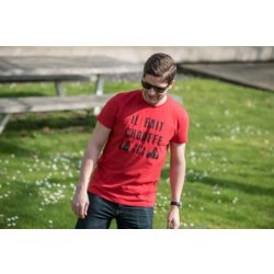 CHOUFFE T-shirt 'Il fait CHOUFFE ici' - Red - Chouffe