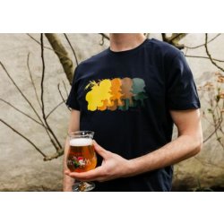 Chouffe Men's T-shirt 'Marcel's Spectrum' - Blue - Chouffe