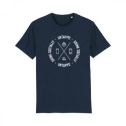 Untappd Cipher Logo T-shirt   - Untappd Europe