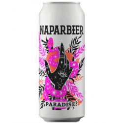 NAPARBIER - PARADISE? - Pilsner Lata 44cl Cons.pref 301124 - Buscador de Cervezas - Brewhouse