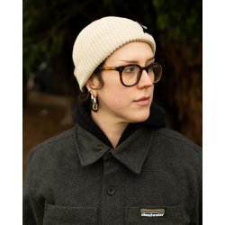 Cloudwater Fisherman Beanie - Oatmeal - Cloudwater