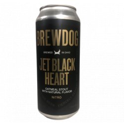 Brewdog Jet Black Heart Nitro Milk Stout 400ml - The Beer Cellar