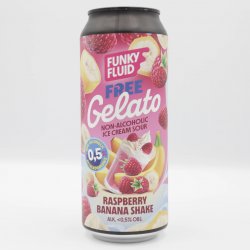 Funky Fluid Free Gelato: Raspberry Banana Shake