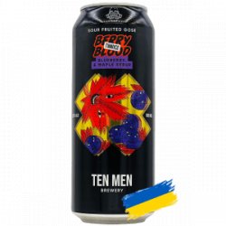 Ten Men Brewery  TWICE BERRY BLOOD BLUEBERRY AND MAPLE SYRUP - Rebel Beer Cans