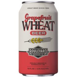 Boulevard Unfiltered Grapefruit Wheat 6 pack - Outback Liquors