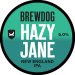 BrewDog Hazy Jane NEIPA 20L Juicy Hazy IPA 5% ABV BrewDog Hazy Jane NEIPA 20L Juicy Hazy IPA 5% ABV