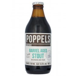 Poppels - Barrel Aged Stout - Bourbon and Rum - Beerdome