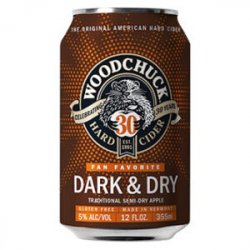 Woodchuck Dark & Dry Hard Cider 2412 oz cans - Beverages2u