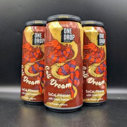 One Drop Cali Dream West Coast Pilsner Can 4pk - Saccharomyces Beer Cafe