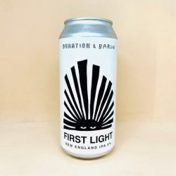 Duration Brewing. First Light [NEIPA] - Alpha Bottle Shop & Tap