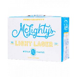 Zero Gravity Craft Brewery McLighty's Light Lager - Half Time