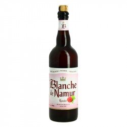 BLANCHE de NAMUR ROSEE Bière Blanche à la Framboise 75 cl - Calais Vins