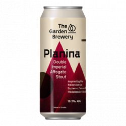 The Garden The Garden Brewery - Planina - Double Imperial Affogato Stout - 10.3% - 44cl - Can - La Mise en Bière