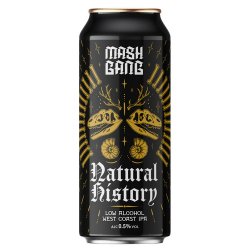 Mash Gang Natural History Low Alcohol West Coast IPA 440ml (0.5%) - Indiebeer