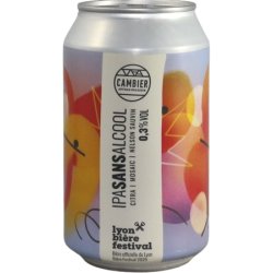 Brasserie Cambier CAMBIER IPA Sans Alcool Brasserie Cambier CAMBIER IPA Sans Alcool
