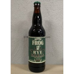 Hoppin´ Frog Rye B.O.R.I.S. Batch 400 - Manneken Beer