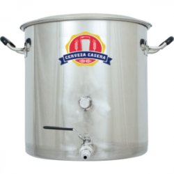 Olla de acero inoxidable de 32 Litros - Cerveza Casera