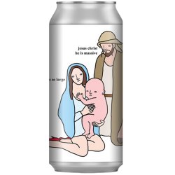 Northern Monk Patrons Project 36.02  Chris (Simpsons Artist)  Jesus Christ He is Massive  DDH IPA IPA 440ml (7.2%) - Indiebeer