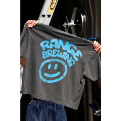 Range Brewing Range Smiley Crop Tee - Pepper - Range Brewing