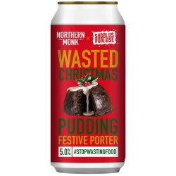 Northern Monk Wasted Christmas 2022  Surplus 2 Purpose  Christmas Pudding Festive Porter 440ml (5%) - Indiebeer