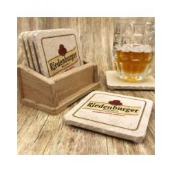 Riedenburger Brauhaus Bieruntersetzer aus Naturstein - Biershop Bayern