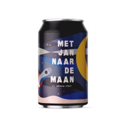 Brouwerij Eleven  Met Jan Naar De Maan - Bierhandel Blond & Stout