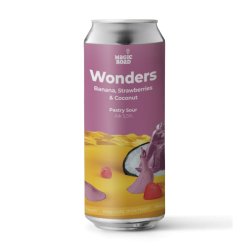 Magic Road Wonders Banana, Strawberries & Coconut 500ml - Funky Fluid