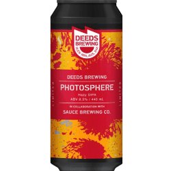 Deeds Brewing Photosphere Hazy DIPA - The Beer Drop