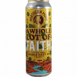 Northern Monk -                                              A WHOLE LOT OF FAITH  TRIPLE DRY-HOPPED DOUBLE HAZY IPA (2025 EDITION) - Just in Beer